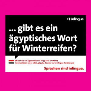 Sprachschule Inlingua - Typo-Kampagne